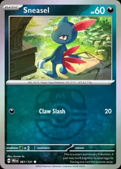 Sneasel Prismatic Evolutions 61
