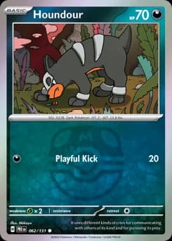 Houndour Prismatic Evolutions 62