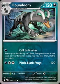 Houndoom Prismatic Evolutions 63