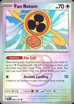 Fan Rotom Prismatic Evolutions 85