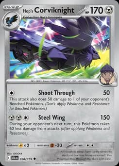 Hop's Corviknight Journey Together 108