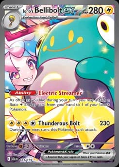Iono's Bellibolt ex Journey Together 183