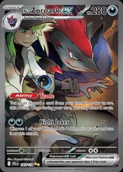 N's Zoroark ex Journey Together 185
