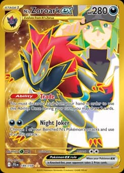 N's Zoroark ex Journey Together 189