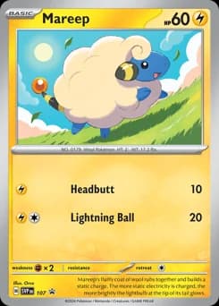 Mareep Scarlet & Violet Black Star Promos 107