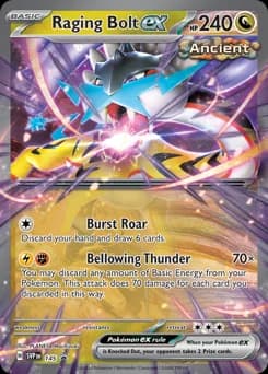 Raging Bolt ex Scarlet & Violet Black Star Promos 145