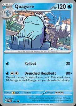Quagsire Scarlet & Violet Black Star Promos 156