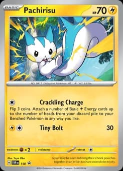 Pachirisu Scarlet & Violet Black Star Promos 158
