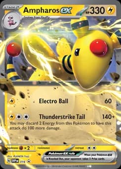 Ampharos ex Scarlet & Violet Black Star Promos 16