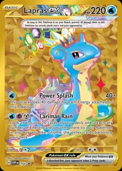 Lapras ex Scarlet & Violet Black Star Promos 164