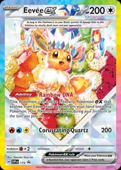 Eevee ex Scarlet & Violet Black Star Promos 174