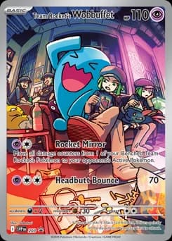 Team Rocket's Wobbuffet Scarlet & Violet Black Star Promos 203