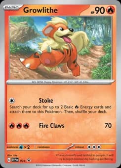 Growlithe Scarlet & Violet Black Star Promos 24