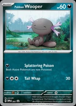 Paldean Wooper Scarlet & Violet Black Star Promos 41
