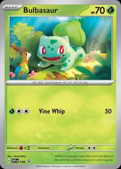 Bulbasaur Scarlet & Violet Black Star Promos 46