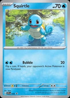 Squirtle Scarlet & Violet Black Star Promos 48