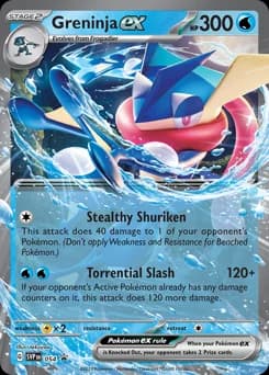 Greninja ex Scarlet & Violet Black Star Promos 54