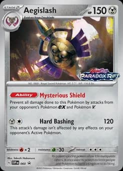 Aegislash Scarlet & Violet Black Star Promos 60