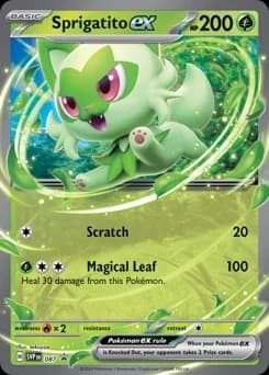 Sprigatito ex Scarlet & Violet Black Star Promos 87