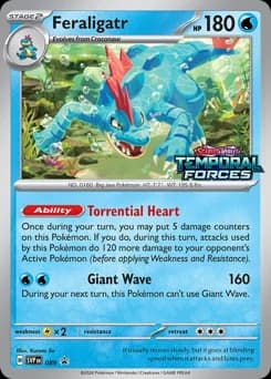 Feraligatr Scarlet & Violet Black Star Promos 89
