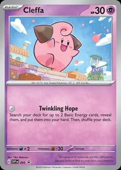 Cleffa Scarlet & Violet Black Star Promos 95
