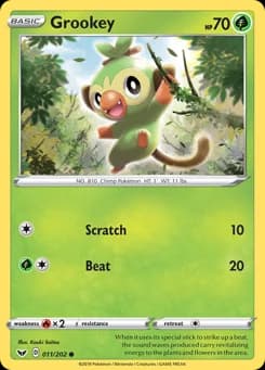 Grookey Sword & Shield 11