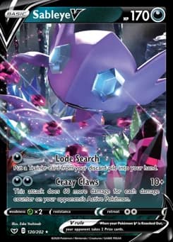 Sableye V Sword & Shield 120