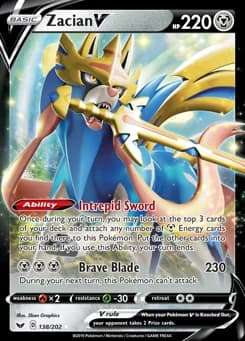 Zacian V Sword & Shield 138