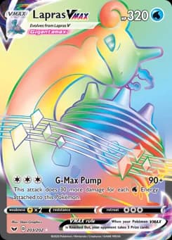 Lapras VMAX Sword & Shield 203