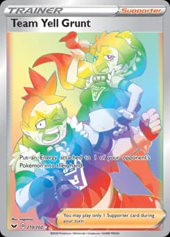 Team Yell Grunt Sword & Shield 210