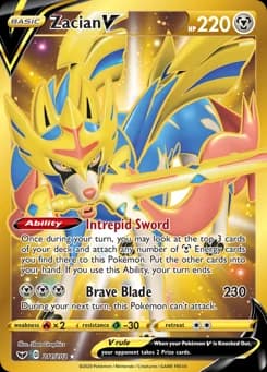 Zacian V Sword & Shield 211