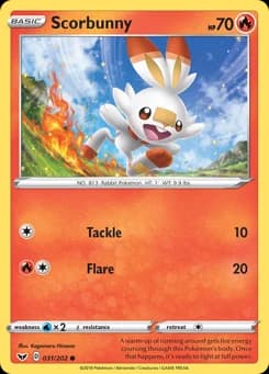 Scorbunny Sword & Shield 31