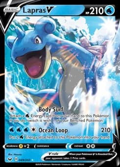 Lapras V Sword & Shield 49