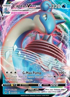 Lapras VMAX Sword & Shield 50