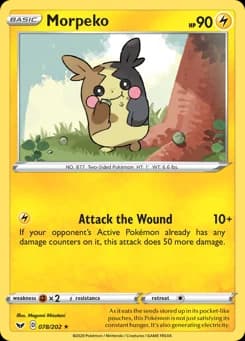 Morpeko Sword & Shield 78