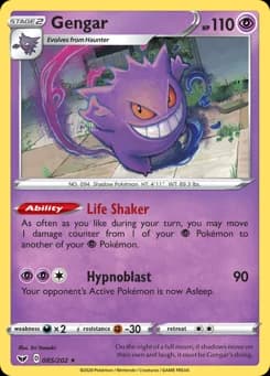 Gengar Sword & Shield 85
