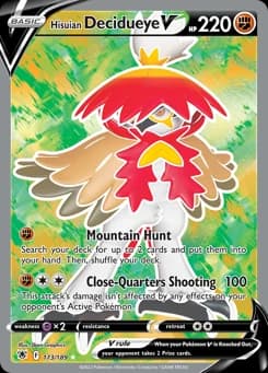 Hisuian Decidueye V Astral Radiance 173