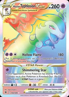 Hisuian Typhlosion VSTAR Astral Radiance 193