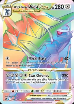 Origin Forme Dialga VSTAR Astral Radiance 198