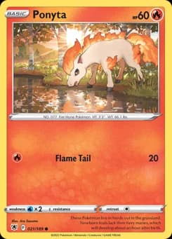 Ponyta Astral Radiance 21
