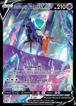 Shadow Rider Calyrex V Astral Radiance Trainer Gallery TG17
