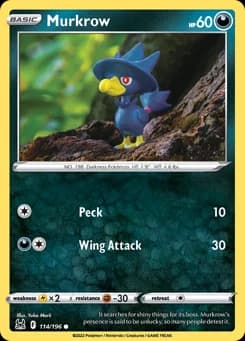 Murkrow Lost Origin 114