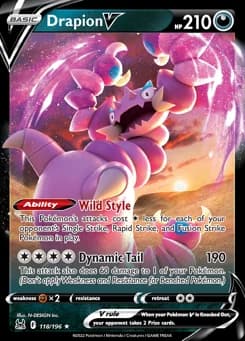 Drapion V Lost Origin 118