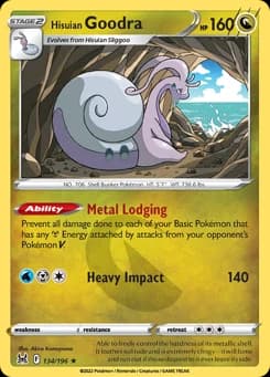 Hisuian Goodra Lost Origin 134