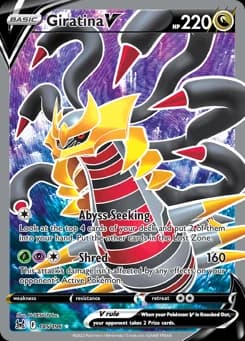 Giratina V Lost Origin 185