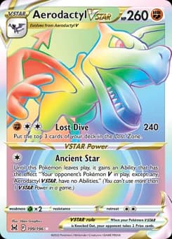 Aerodactyl VSTAR Lost Origin 199