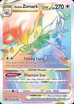 Hisuian Zoroark VSTAR Lost Origin 203