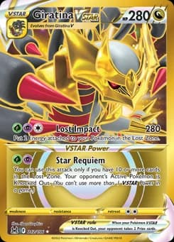 Giratina VSTAR Lost Origin 212
