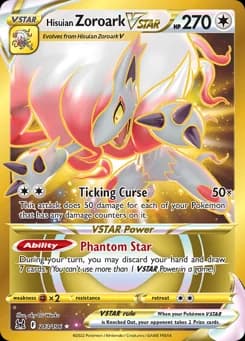 Hisuian Zoroark VSTAR Lost Origin 213