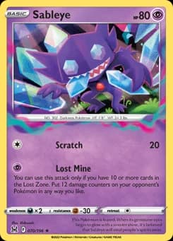 Sableye Lost Origin 70